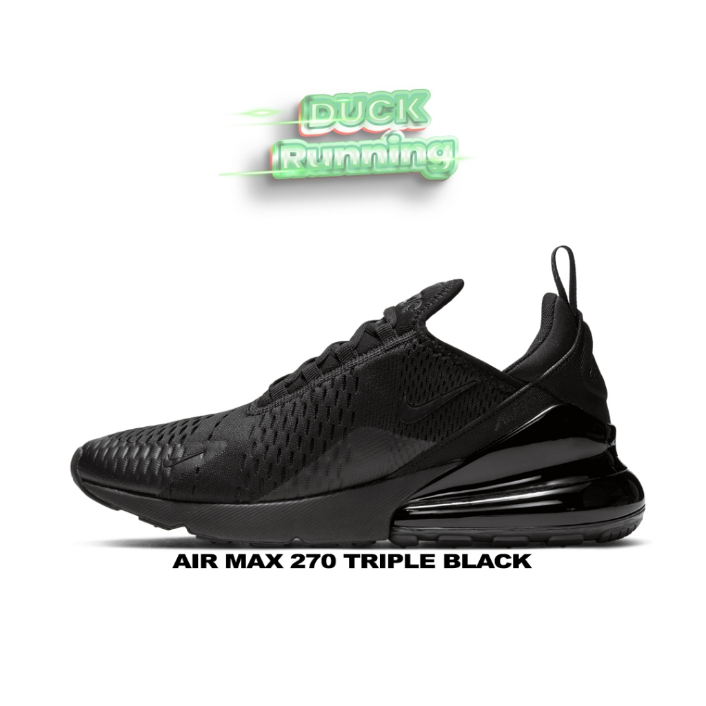 耐吉 耐克 Air Max 270 Trilpe 黑色 Sepatu
