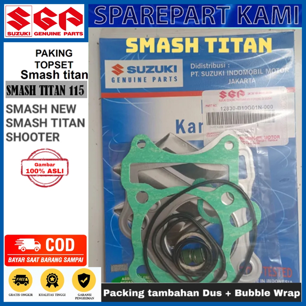 TOPSET 頂部套裝包裝 SUZUKI SMASH TITAN 115 SMASH 全新 115 SHOOTER SH