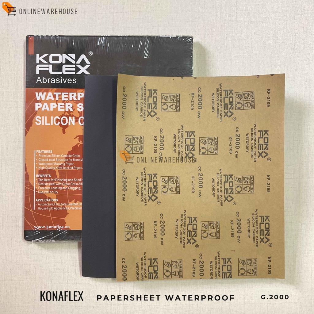 Konaflex 砂紙防水砂礫 150-2000