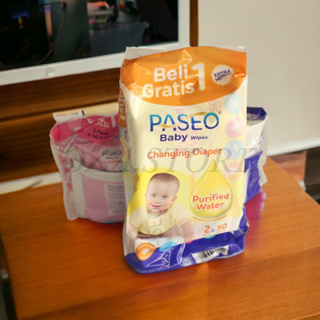 買 1 送 1 PASEO 濕巾 PASEO 嬰兒濕巾 PASEO 嬰兒濕巾 2 包 50 張