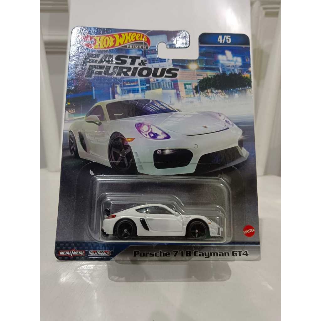 PORSCHE HOT WHEELS 風火輪 HKD20 速度與激情保時捷 718 Cayman GT4