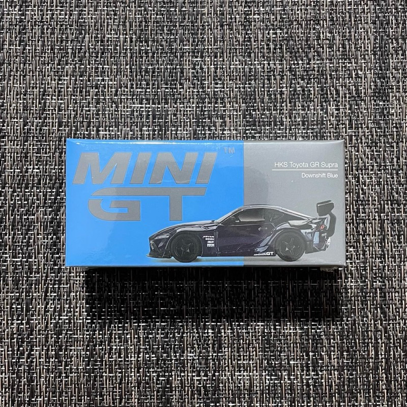 豐田 Mini GT HKS Toyota GR Supra 下移藍色