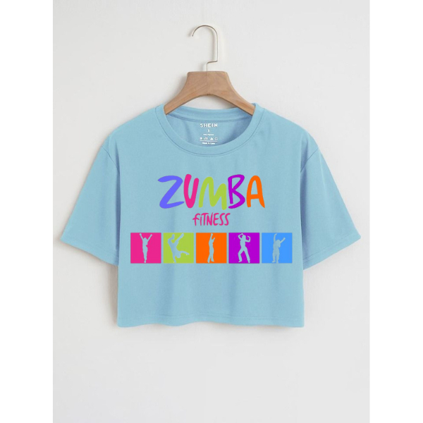Zumba Fitness 女式短款上衣加大碼 T 恤