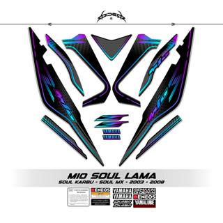 條紋 Mio Soul Lama Motif X6/Soul Z 化油器/Old Mio Soul 貼紙 Mx/Stri