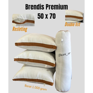 Jumbo Premium Brandy 酒店枕頭含有 1 公斤帶拉鍊