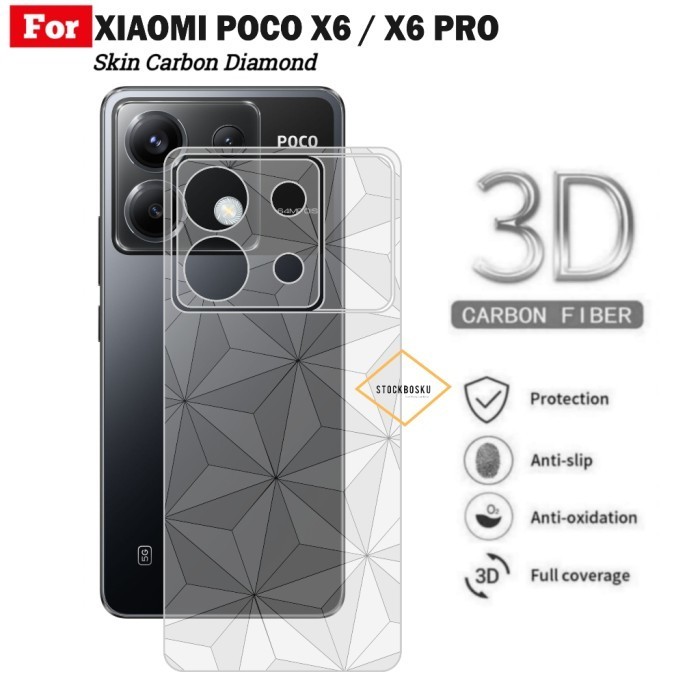 抗真菌 Poco X6 X6 Pro M6 Pro 鑽石防刮背貼 Garskin