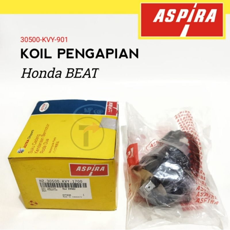 點火線圈寺廟點火線圈 Honda Beat Brand Aspira H2-30500-KVY-1700 30500-K
