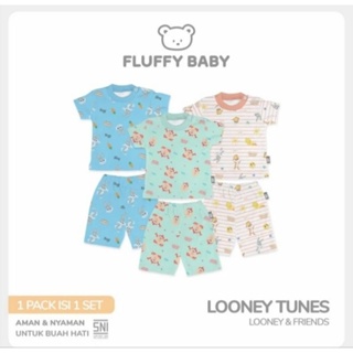 Looney Tunes 3 FLUFFY 短款長方形西裝和 3/4 FLUFFY 嬰兒穿執照