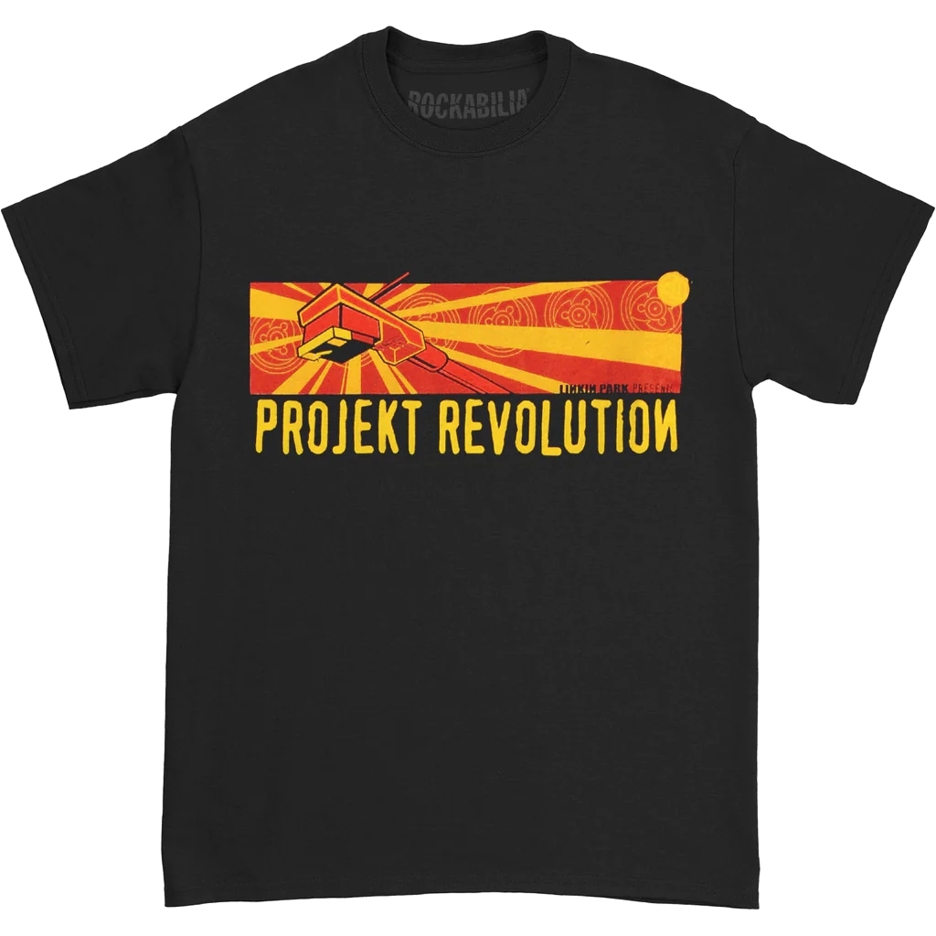 Linkin Park Project Revolution T 恤高級 T 恤樂隊 Linkin Park T 恤搖滾