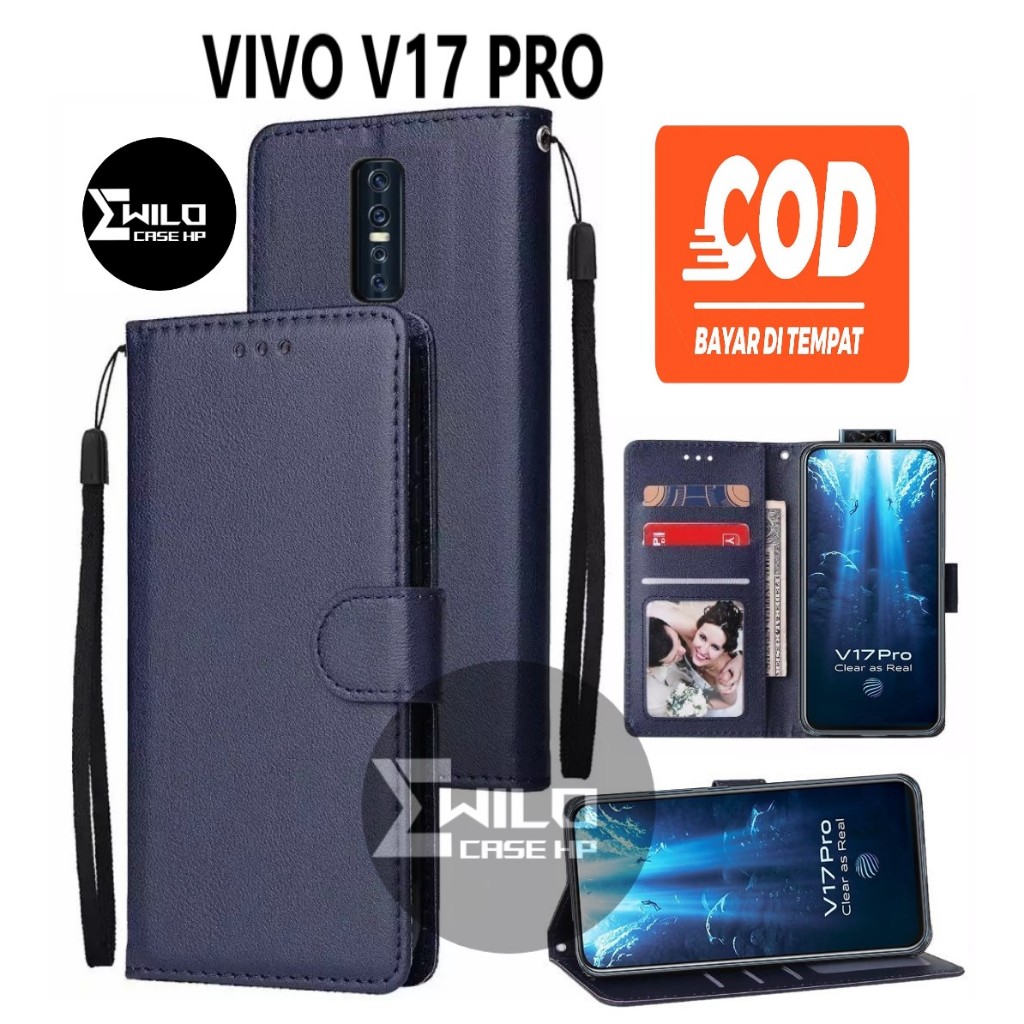 Hp 保護套翻蓋錢包 Vivo V17 PRO 高級皮革翻蓋錢包保護套/手機錢包保護套