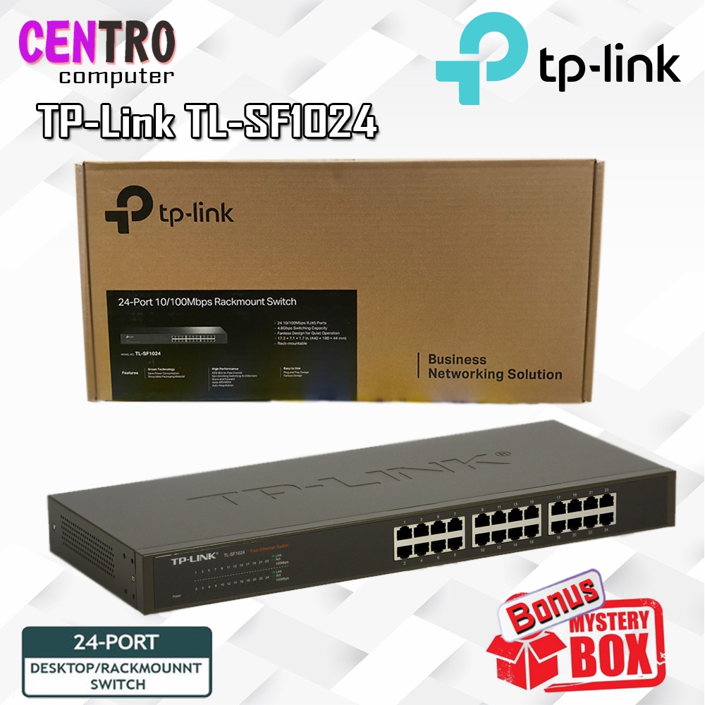Tp-link TL-SF1024 24 端口 10/100Mbps 機架式交換機