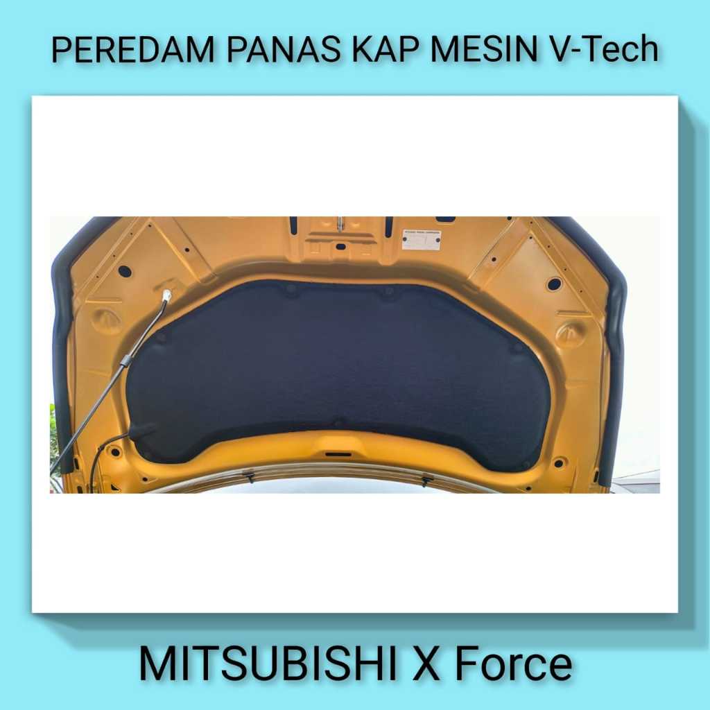 Mesin Mitsubishi X FORCE V-Tech 汽車引擎蓋隔熱罩 Ori