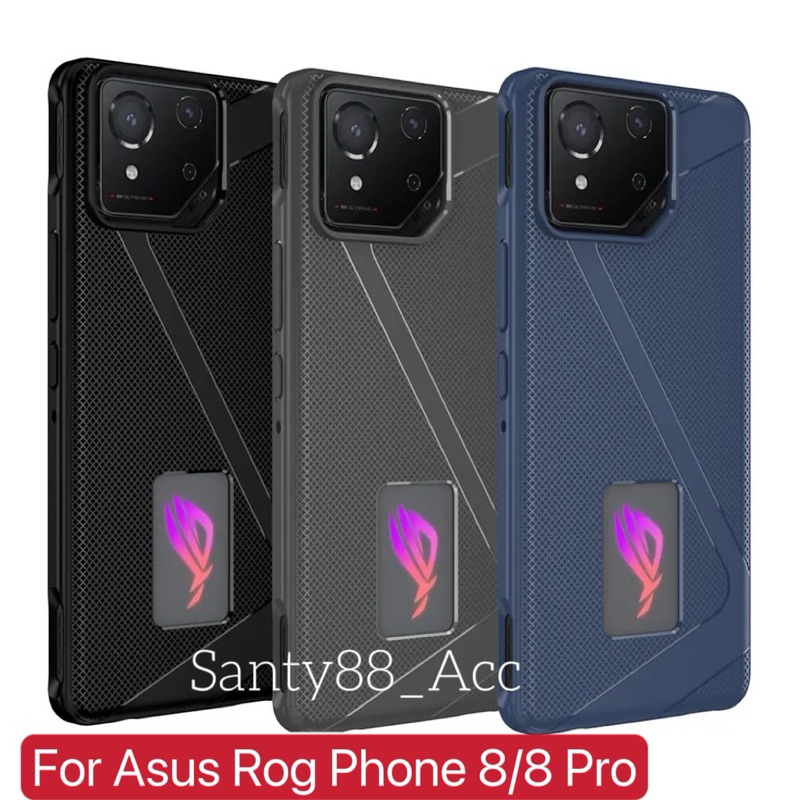 華碩 手機殼 Asus Rog 8/Rog Phone 8 Pro 2024 手機軟殼防震原裝 TENCENT 手機殼