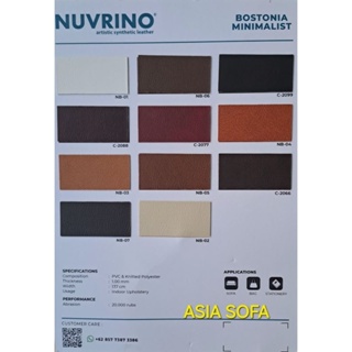 Nuvrino Bostania Munimalist 優質皮革材料 Nuvrino 原始材料 Nuvrino Bost