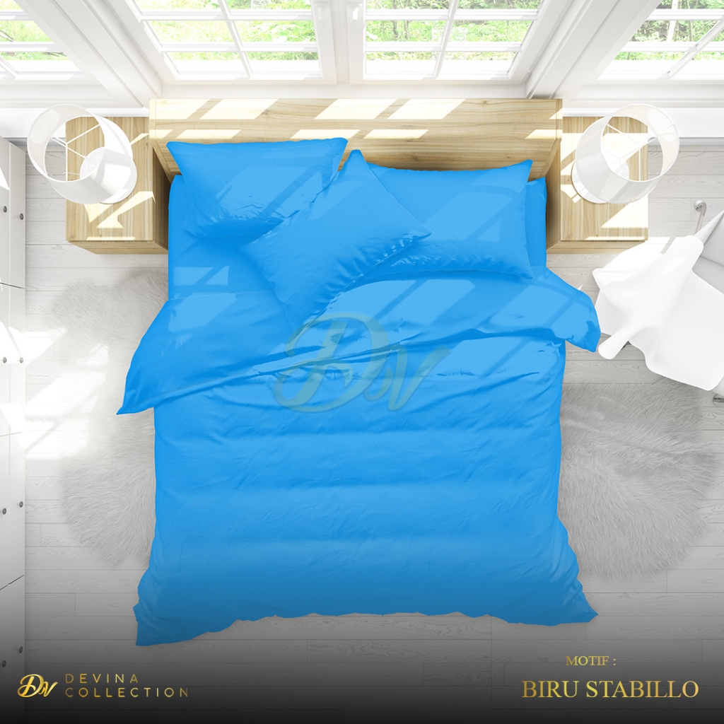 床罩床單套裝美學韓國藍色 Stabillo Polos 紮染系列