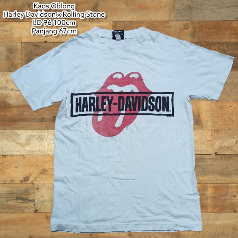 HARLEY DAVIDSON 哈雷戴維森 x Rolling Stones 合法 T 恤
