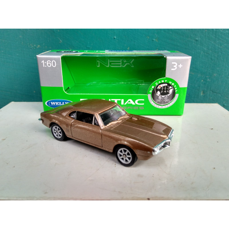 Replika Diecast Pontiac Firebird 汽車 Welly 微型汽車 1.60 比例複製品兒童玩