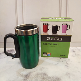 Zego 咖啡杯 KODE 3707 HOT N COLD 240ml 不銹鋼咖啡杯