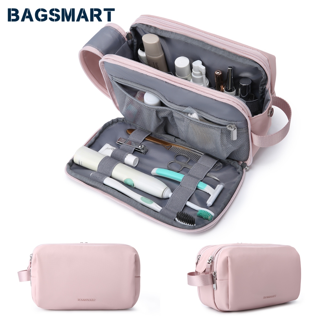 Bagsmart 女士化妝品化妝包男女通用輕便旅行收納袋全尺寸收納袋