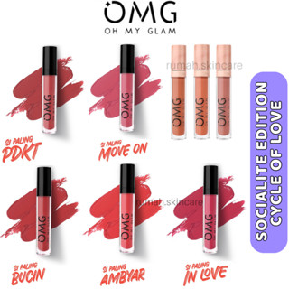 Omg Oh My Glam Matte Kiss 唇霜 3.5gr Lipcream OMG Bpom OMG Oh