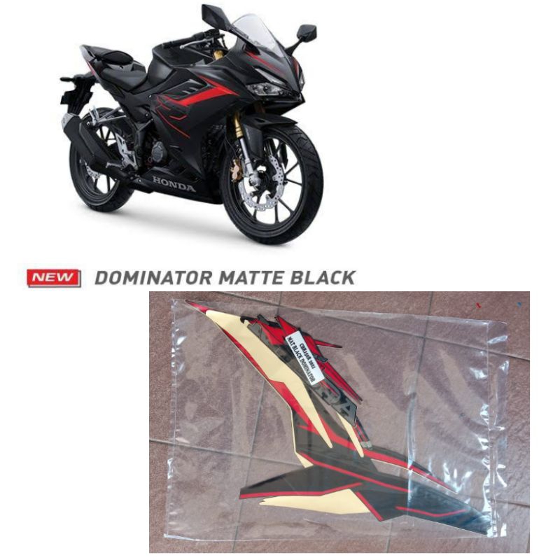 Hitam 貼紙條紋 cbr 150 r 黑鴿 2021 2022