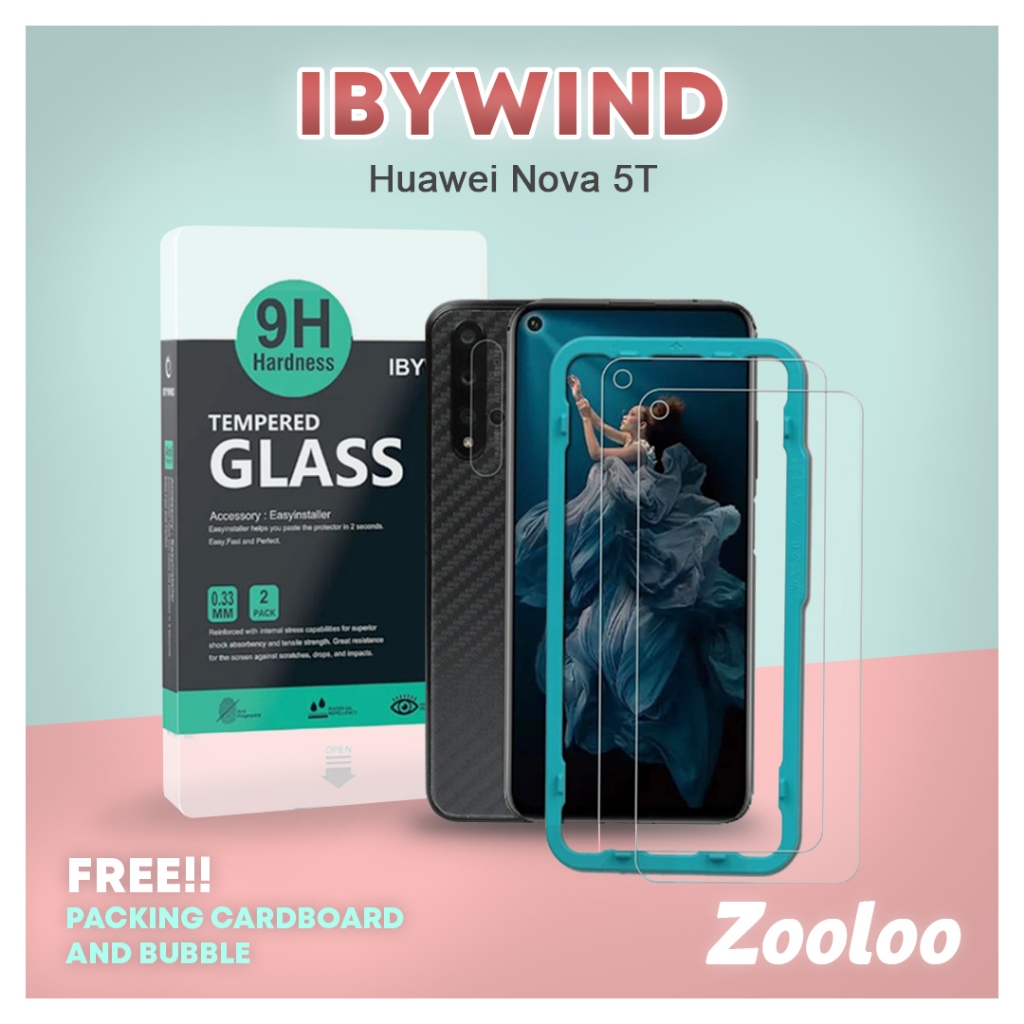 鋼化玻璃華為 Nova 5T 品牌 IBywind 高級屏幕保護膜