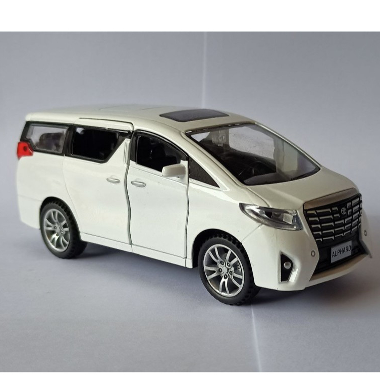 豐田 Putih 微型汽車 Toyota Alphard White CHE ZHI 壓鑄汽車收藏展示兒童玩具