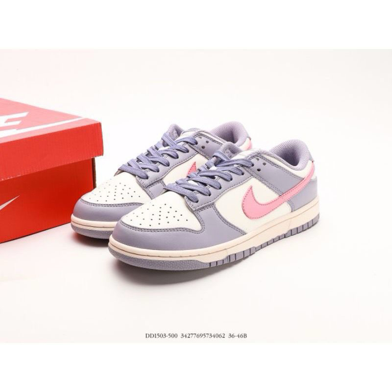 NIKE SB 耐克 SB Dunk Low Indigo Haze 紫色粉色 100 原創