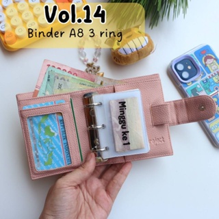 Yume Project Vol.14 Binder A8 Ring 3 小現金本迷你預算錢包每日月度財務紀律韓式原創