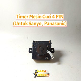 SANYO 國際牌 MESIN PANASONIC 4 PIN 洗衣機定時器三洋洗衣機定時器型號 4 插座 PIN