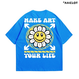 Amelot Baju Kaos Distro 男士女士 Kaos 男士 MAKE ART YOUR LIFE Orig