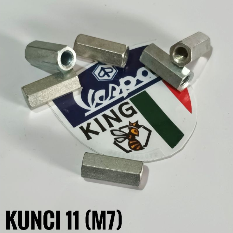 Mesin Nut 11 長軸螺母 vespa 氣缸體螺母 m7 氣缸蓋 vespa 發動機