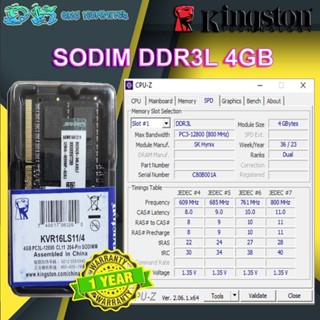 筆記本電腦記憶體 Sodim Ddr3 4Gb 金士頓 Pc3l 12800