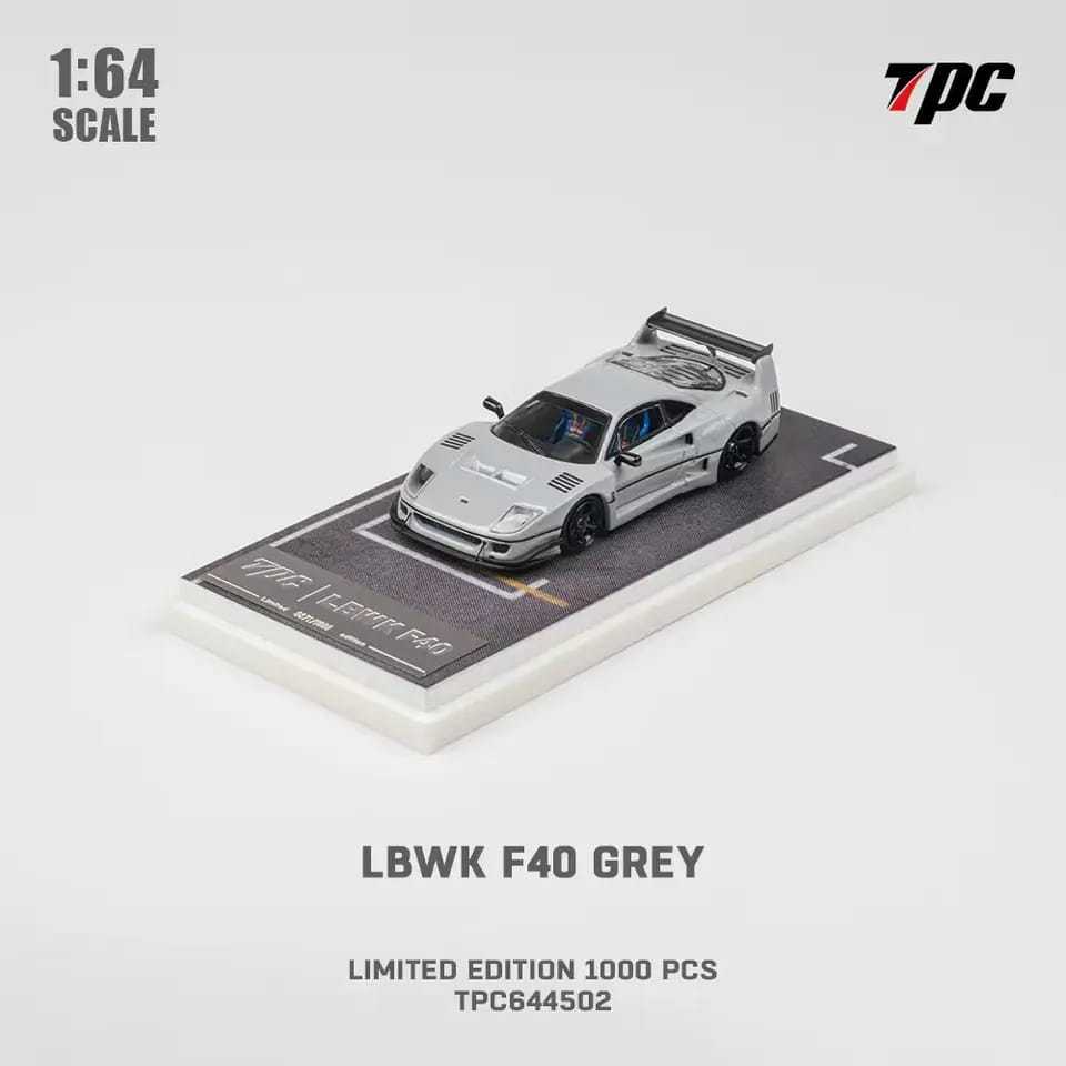 Tpc LBWK F40 灰色限量版壓鑄 1:64