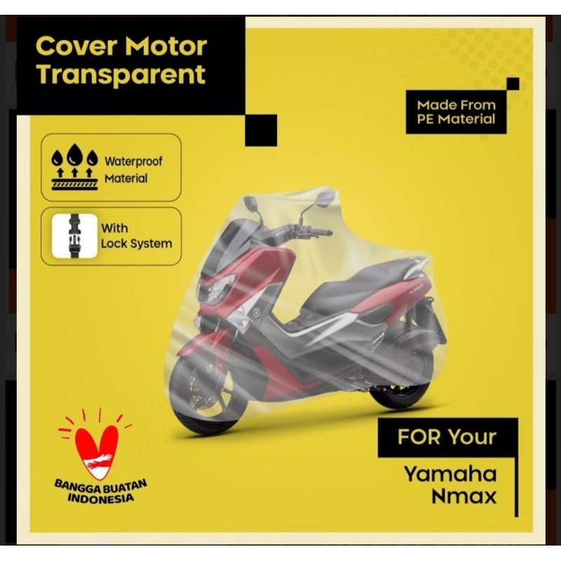 摩托車罩透明摩托車罩防水 NMAX PCX ADV VESPA MIO BEAT Moslem