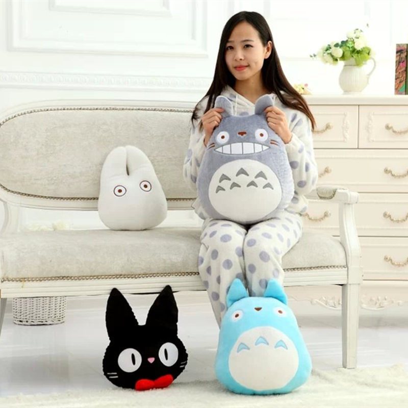 Totoro Jiji Kiki's Delivery Service Pillow 吉卜力枕頭黑貓娃娃