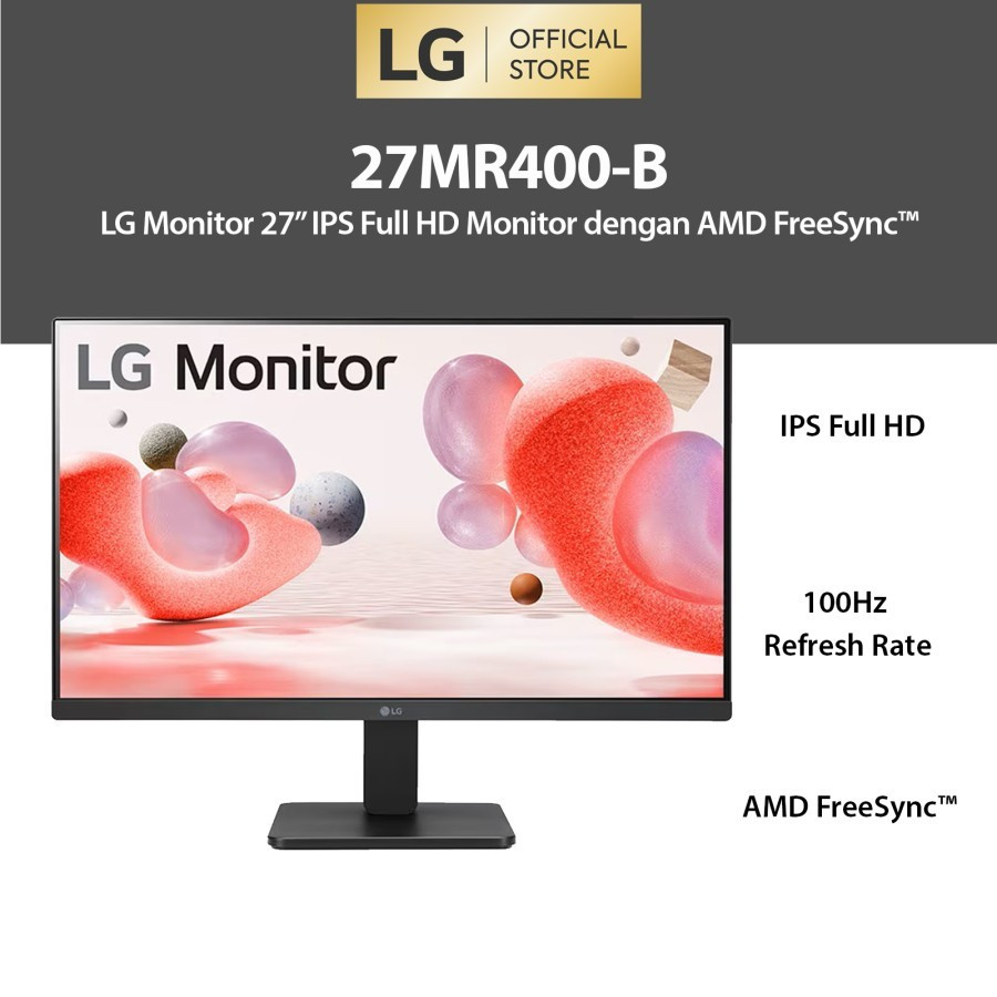 顯示器 LG LED 27 27MR400-B 全高清顯示器,帶 AMD FreeSync