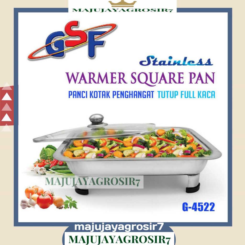 保溫器 GSF G-4522 自助餐保溫壺 GSF 4522 保溫器方形鍋 GSF 保溫壺自助餐服務容器快餐盤保溫器方形