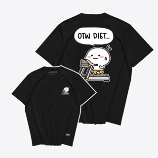 T恤 T-SHIRT T-SHIRT OTW DIET T-SHIRT DISTRO 男女