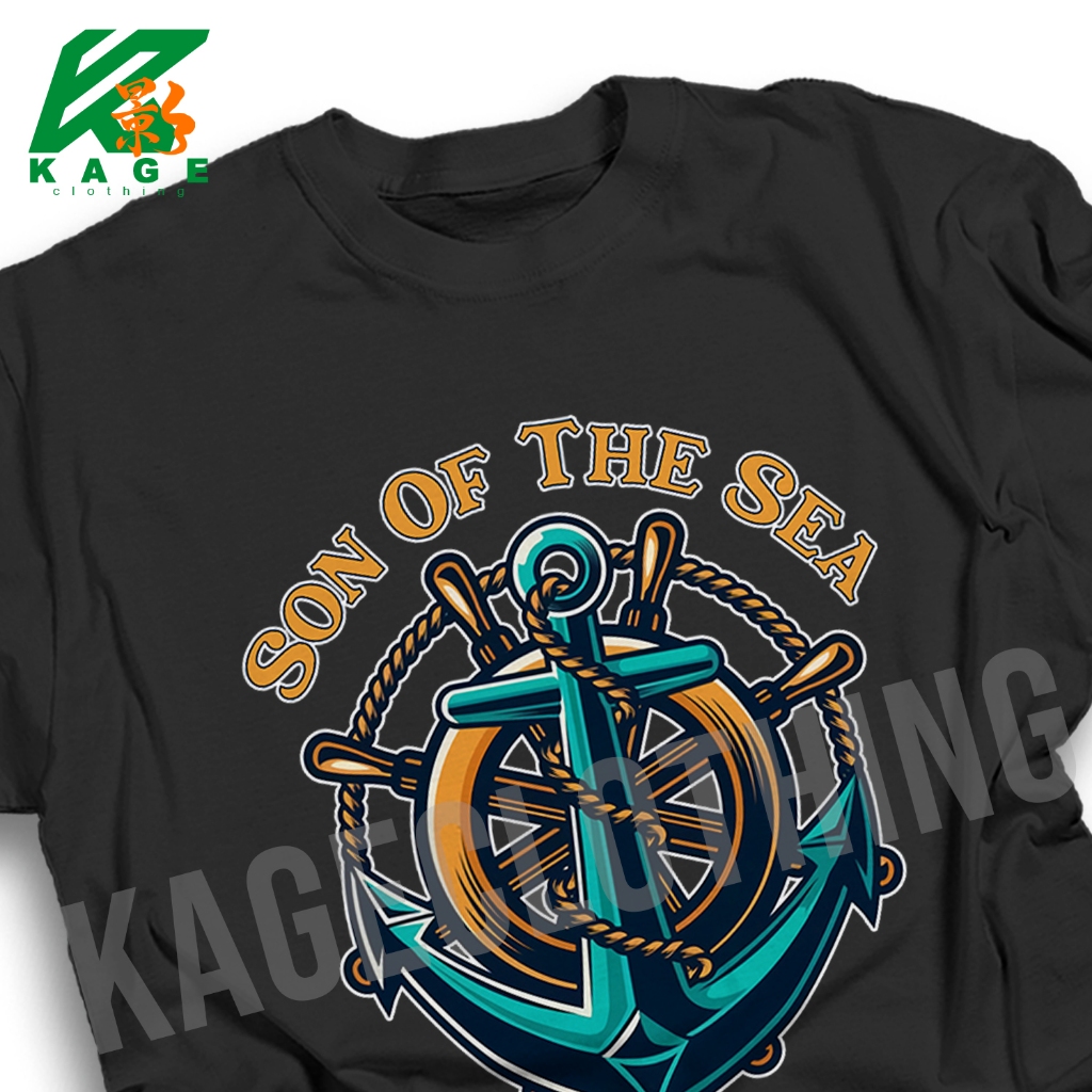 Kaos SON OF THE SEA Marines T 恤 baju distro 棉精梳 30 年代中性 KAOS