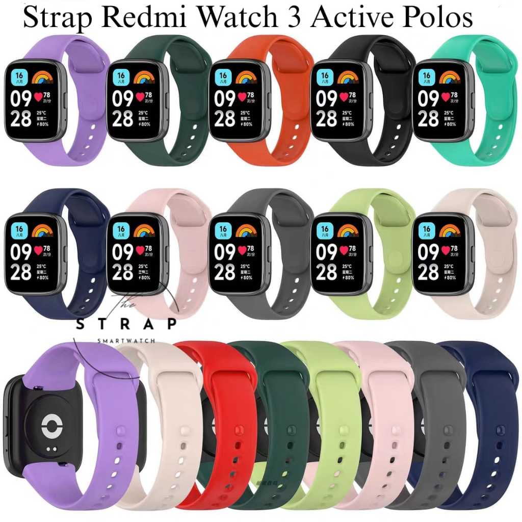 Redmi Watch 3 Active 錶帶 Redmi Watch 3 Active 矽膠錶帶