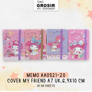 Memo TALI A7 AA0321-20 封面我的朋友筆記本 Gemoy My Melody