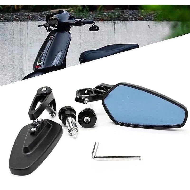 山葉 Jalu Bar End Oval Mirror Variations 和 Universal 摩托車配件可適用於