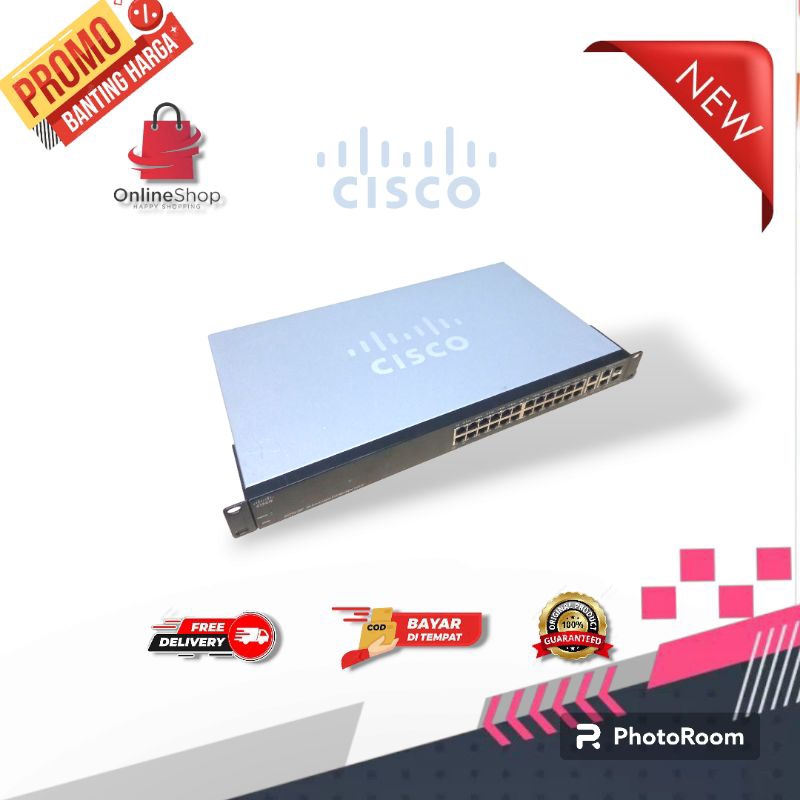 Cisco Switch 千兆位 SG300-28P 網管交換機 Poe