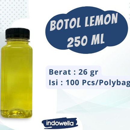250ml 檸檬羽衣甘藍塑料瓶 10pcs