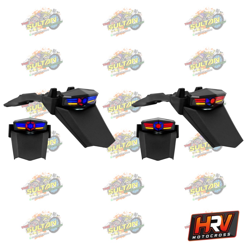 後擋泥板尾燈 3 合 1 LED 模型鋼鐵俠 KLX 150 BF D TRACKER CRF 150 L HRV