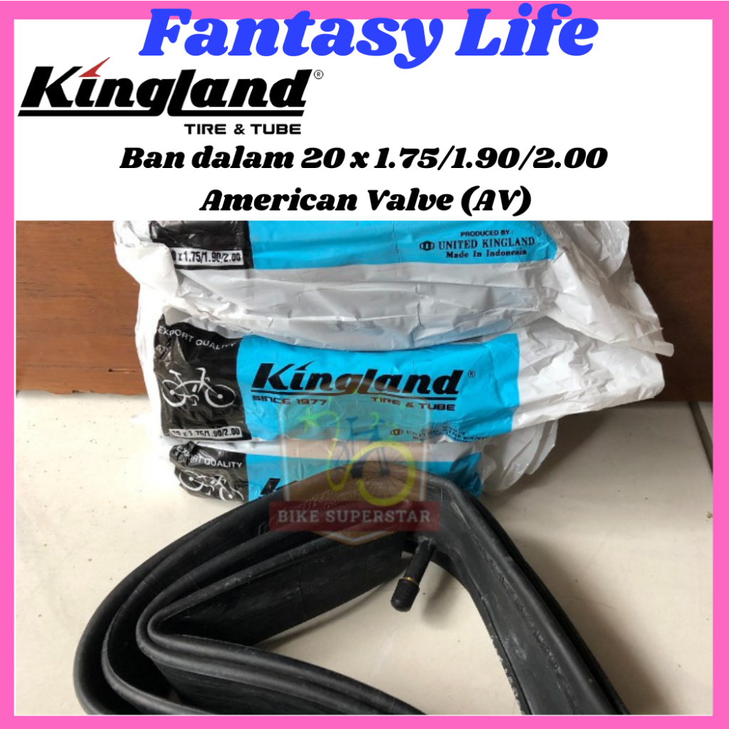 Fantasy 內胎 20x1.75/1.90/2.00 Kingland BMX 迷你折疊兒童自行車