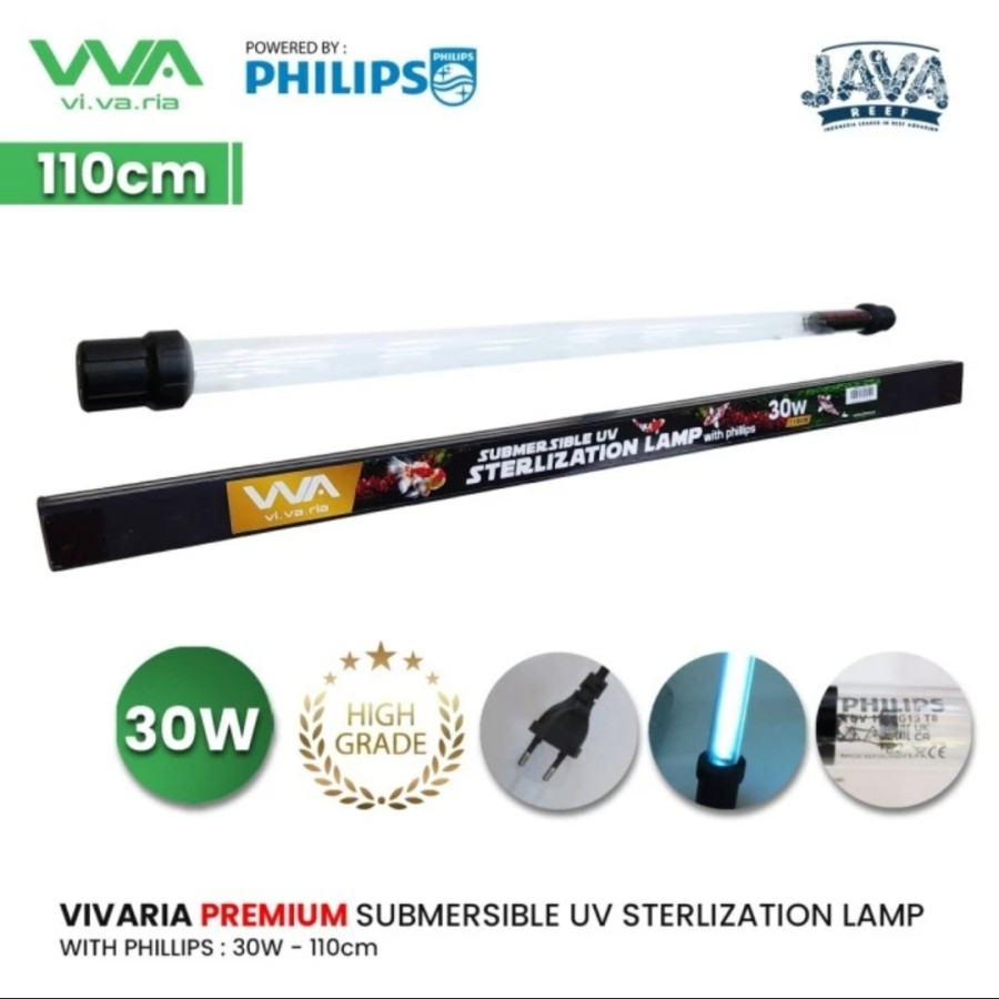 Vivaria UVC 帶飛利浦 30W 110CM 紫外線水族箱紫外線燈池