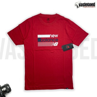 紐巴倫 Kaos New Balance Sport Core Plus 圖案 3 T 恤紅色