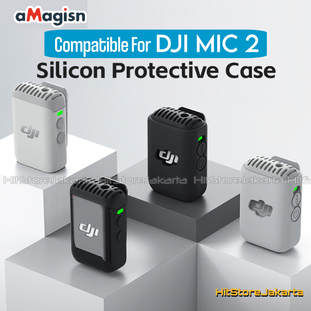Amagisn DJI Mic 2 發射器矽膠套矽膠套矽膠套矽膠套